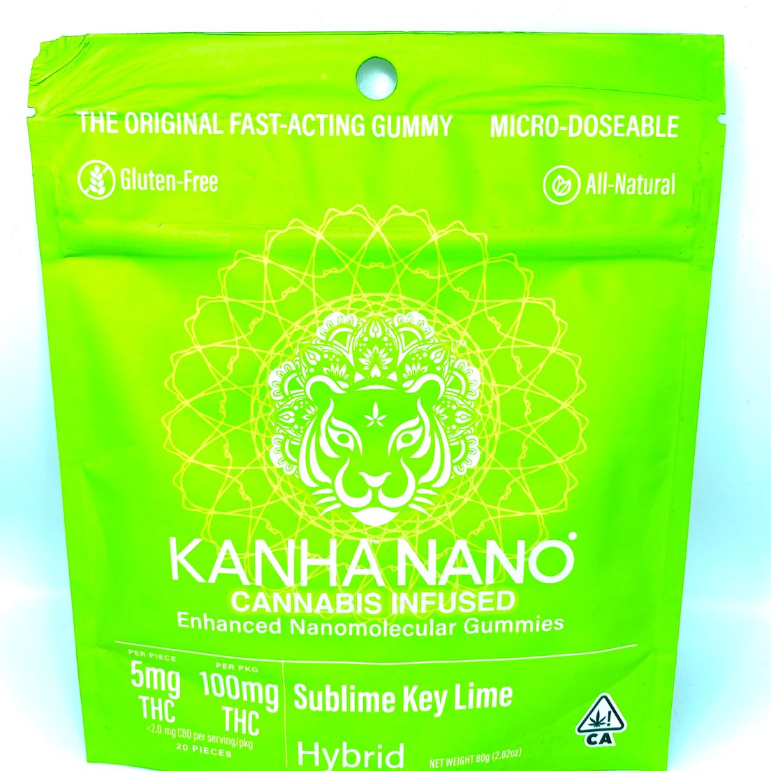 B2G1! - Kanha - NANO Gummies - Sublime Key Lime - Hybrid! - 100mg