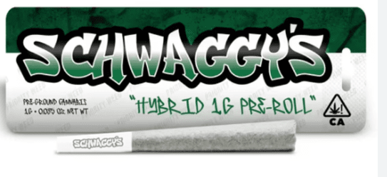 SCHWAGGY'S HYBRID 1G PRE ROLL