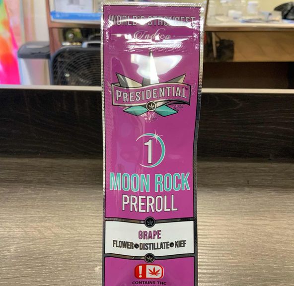 Grape Presidential Moonrock Preroll 1g