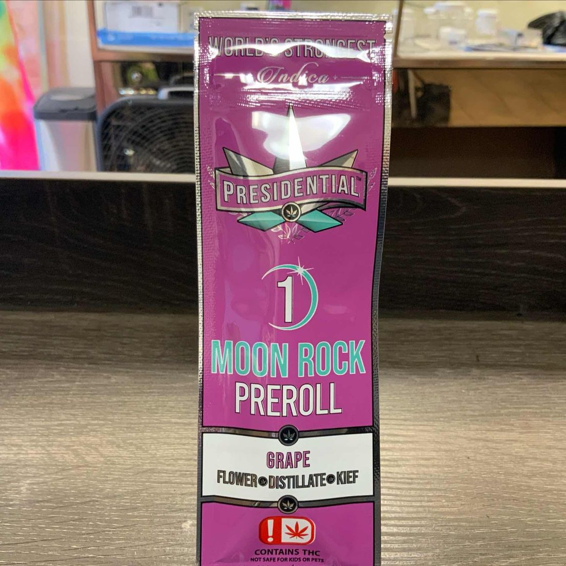 Grape Presidential Moonrock Preroll 1g
