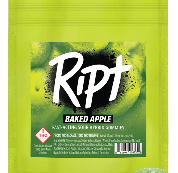 Baked Apple | RIPT | 100mg Gummies