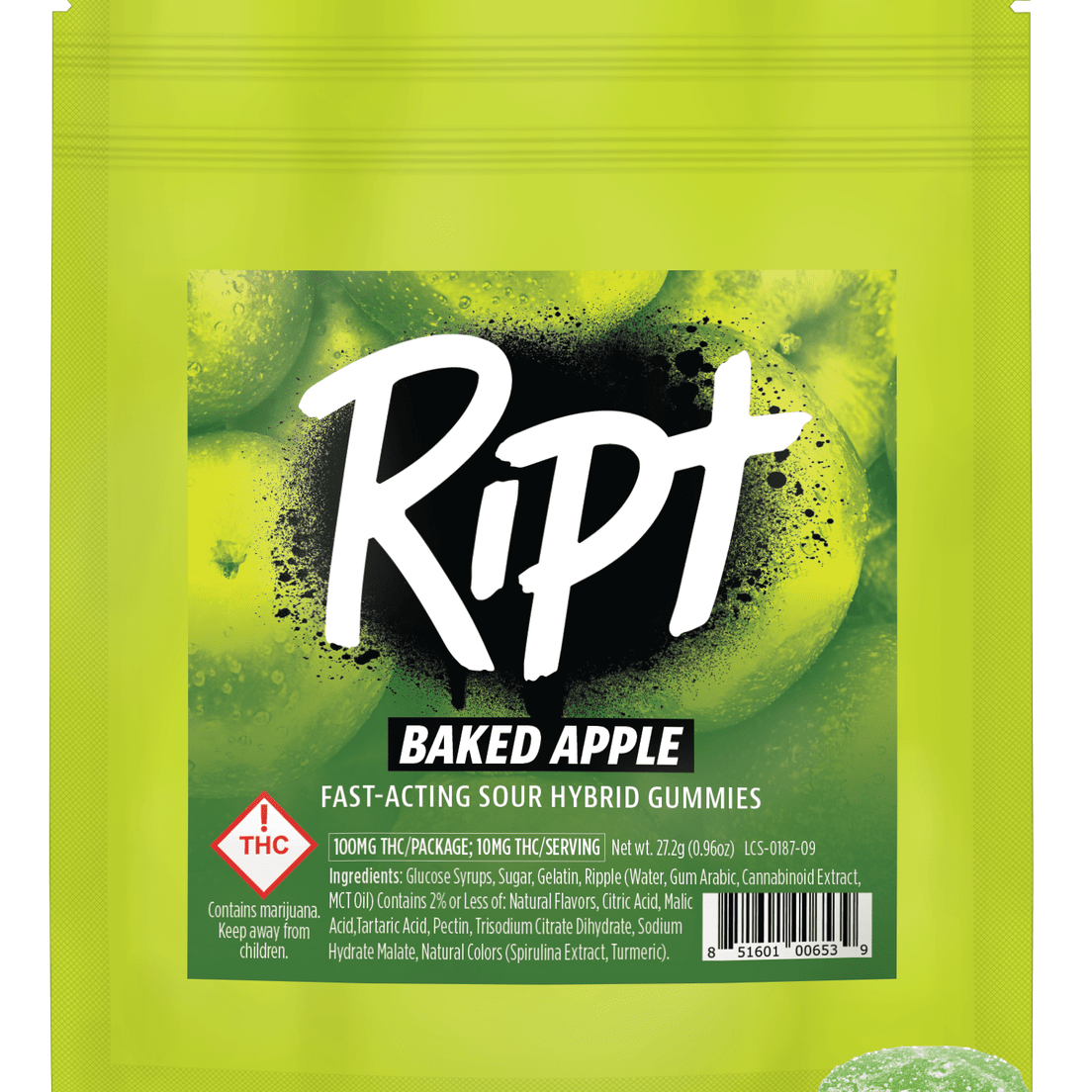 Baked Apple | RIPT | 100mg Gummies
