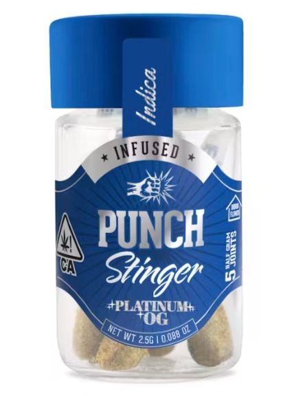 Punch - Stinger - Platinum OG - (2.5g) 5 pre-rolls