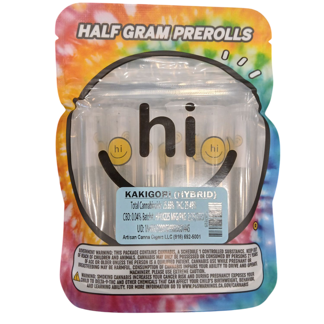 Hi Canna - Kakigori 6 Pack Preroll 3g