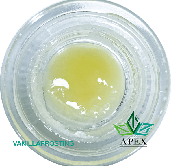 APEX Extractions Vanilla Frosting 1g Cured Resin Sauce 75%