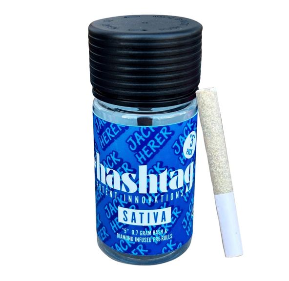 Hashtag Infused Pre-roll 5pk Jack Herer 3.5g