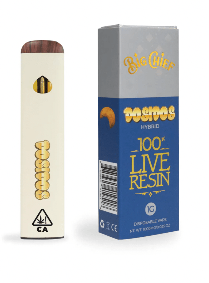 Big Chief 1g Live Resin Disposable Dosidos