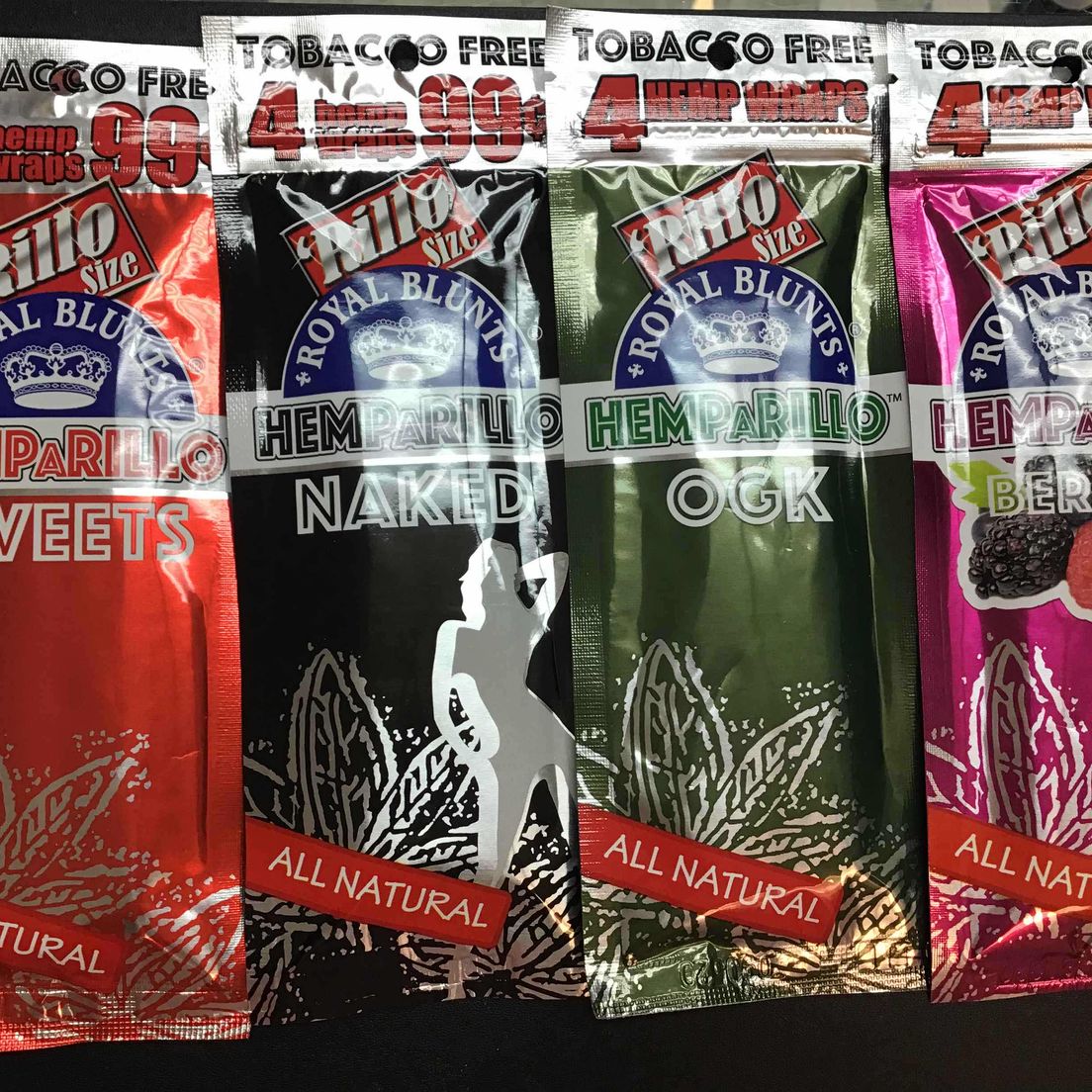 Hemparillo Blunt Wrap 4 Pk