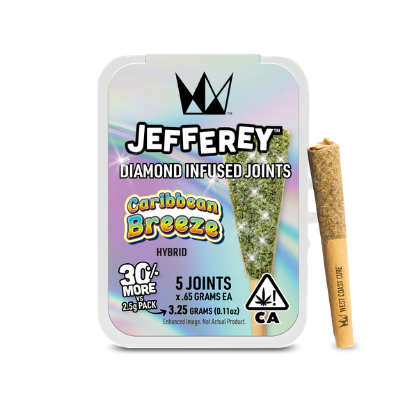 Caribbean Breeze - Jefferey Infused Joint .65g 5 Pack