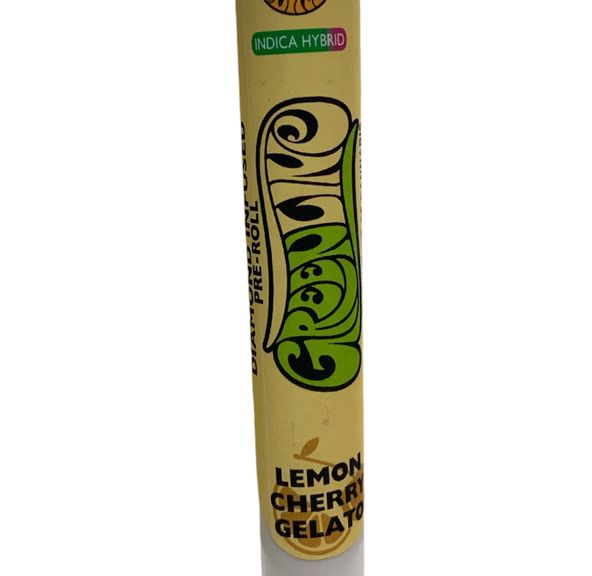 Greenline - Lemon Cherry Gelato 1g Infused Preroll