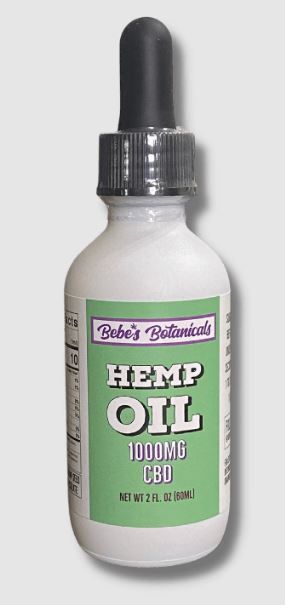 Bebe's Botanicals Hemp-Infused CBD Oil 1000mg 2oz
