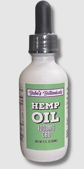 Bebe's Botanicals Hemp-Infused CBD Oil 1000mg 2oz