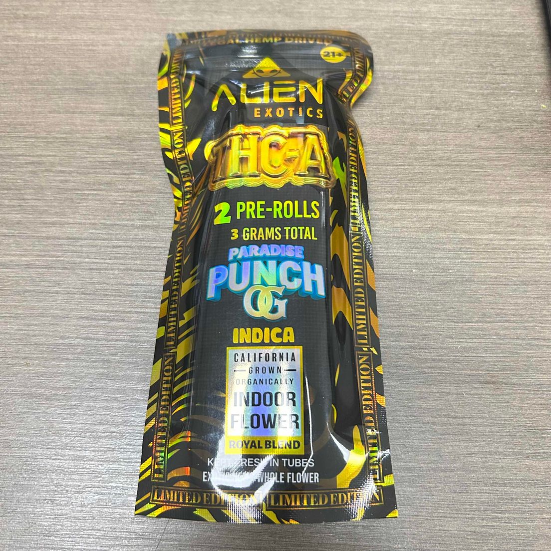 Alen Royal Exotics THCA 2pk Pre-Roll - Paradise Punch