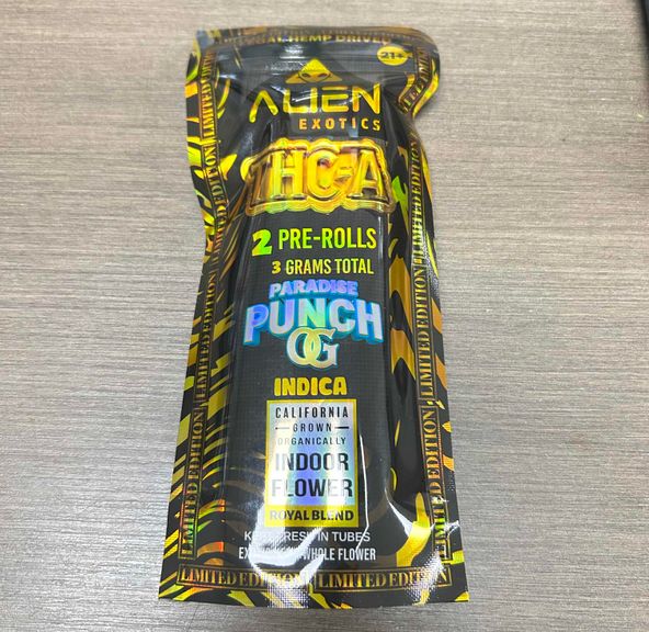 Alen Royal Exotics THCA 2pk Pre-Roll - Paradise Punch