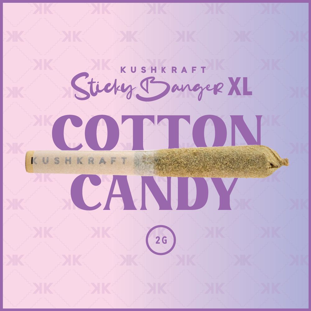 1 x 2G XL Infused Sticky Banger Sativa Cotton Candy by KushKraft