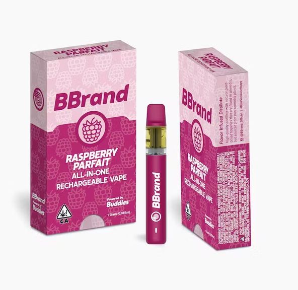 BBrand AIO Vape Raspberry Parfait 1g