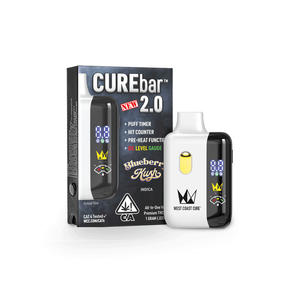 Blueberry Kush AIO CUREbar 2.0 - 1G