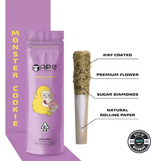 APE Infused Mini Joint - Monster Cookie(.5g)