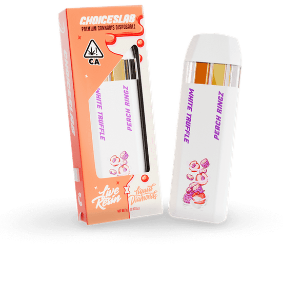 Choices Lab - 1g Disposable Vape - White Truffle x Peach Ringz 1g at  KUSHAGRAM | Sweede