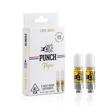 [Punch] 2 Pack Live Rosin Cartridges - 1G - Benzina (H)