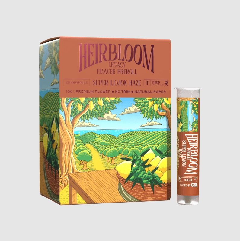 Heirbloom by CBX- Super Lemon Haze Preroll 0.75g (S)