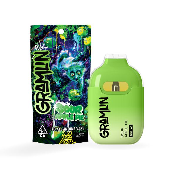 Gramlin - AIO Vape - 1g - Sour Apple Pie