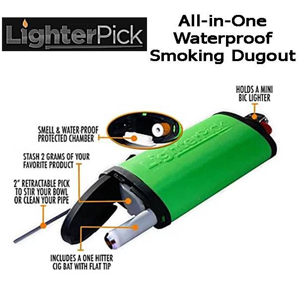 LIGHTER PICK WATERPROOF DUGOUT