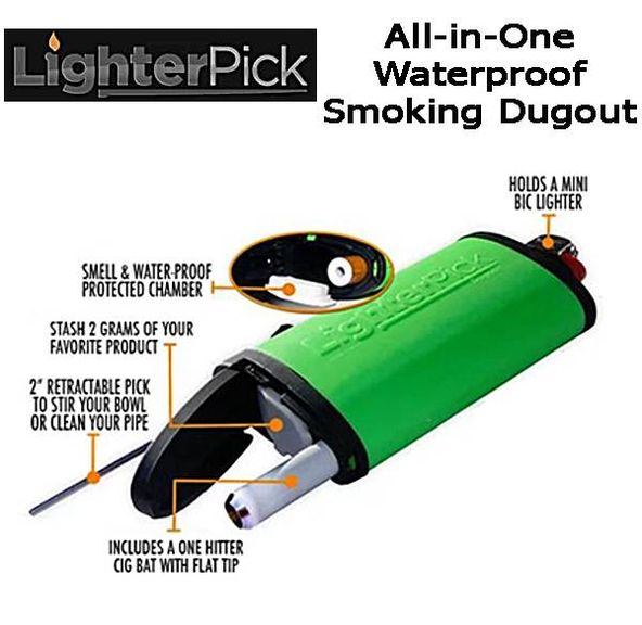 LIGHTER PICK WATERPROOF DUGOUT