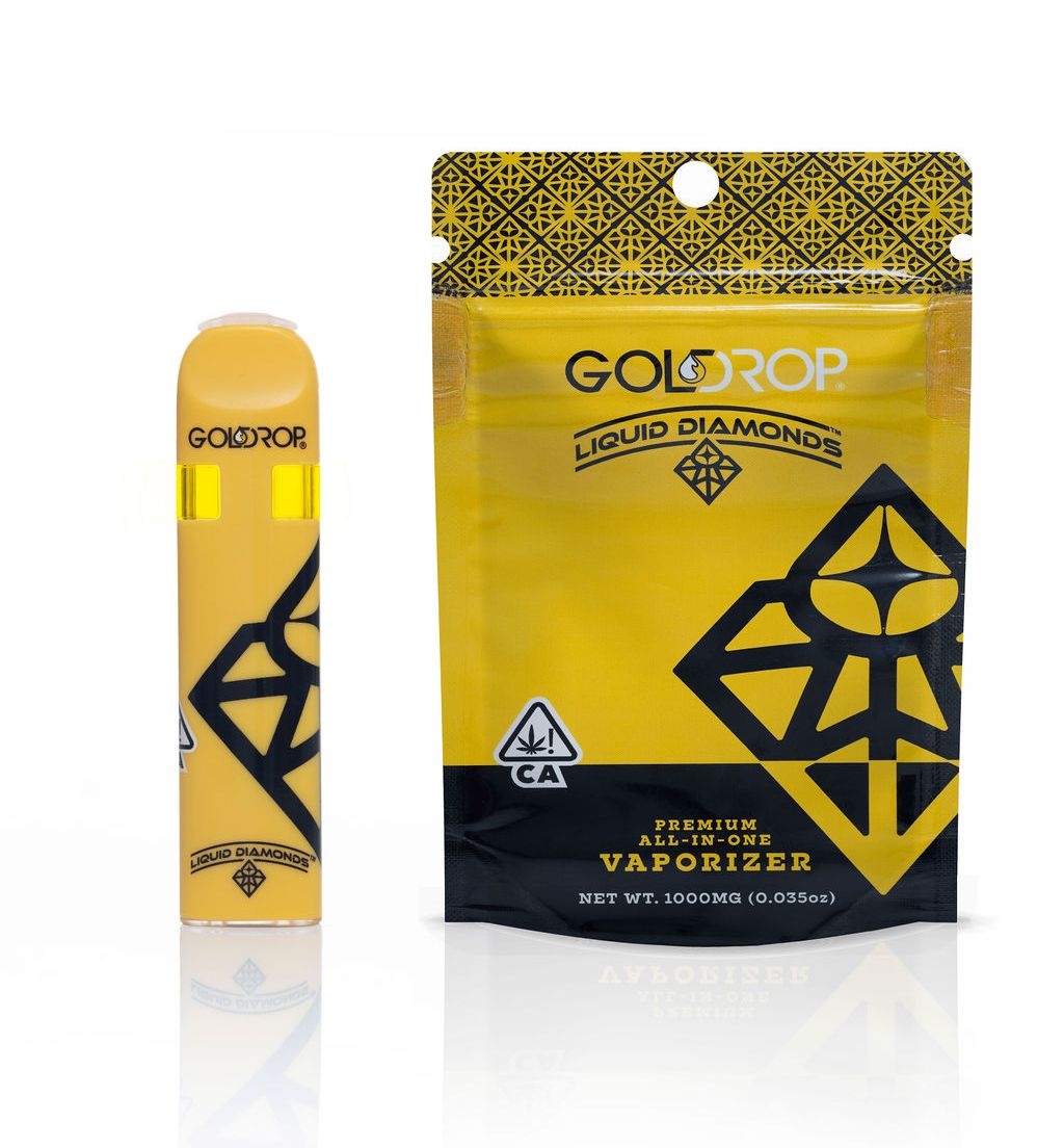 Gold Drop - Granddaddy Purple Liquid Diamonds Disposable Vape 1g