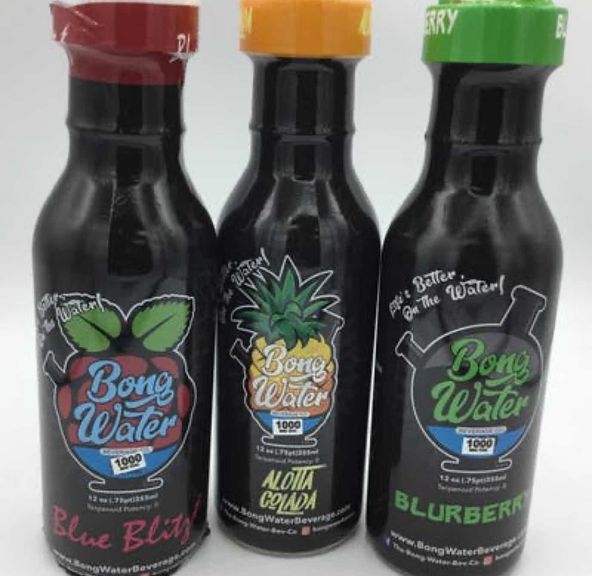 Bong Water | Blue Blitz | 500mg | Drink | Hybrid