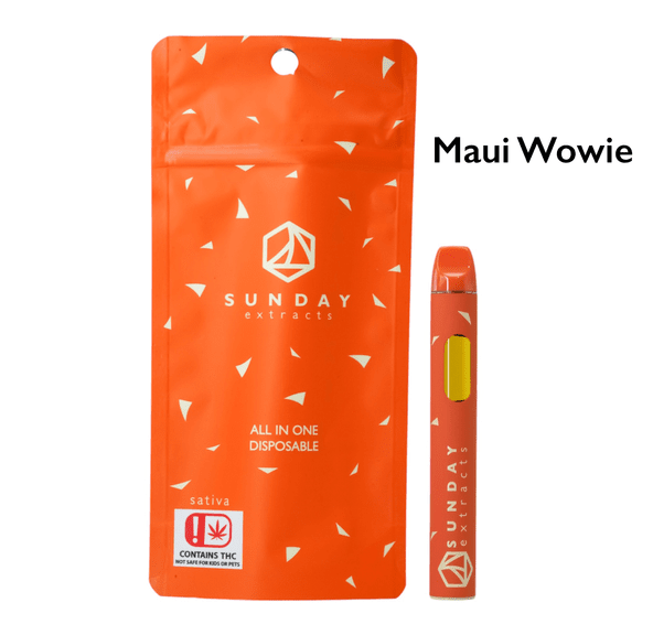 SUNDAY EXTRACTS MAUI WOWIE DISPOSABLE 2G