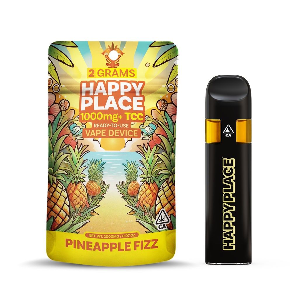 Happy Place AIO Vape Pineapple Fizz 2g