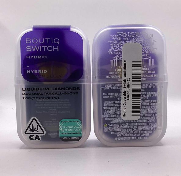 Boutiq - Disposable - Switch - Acai Mintz x Lemon Jelly - 2g