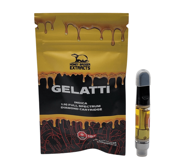 Gelatti 1G Liquid Diamond Cartridge by Honey Badger