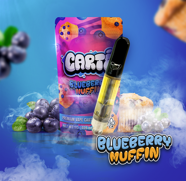 .⠀⠀CARTÉ 1g Blueberry Muffin Cartridge