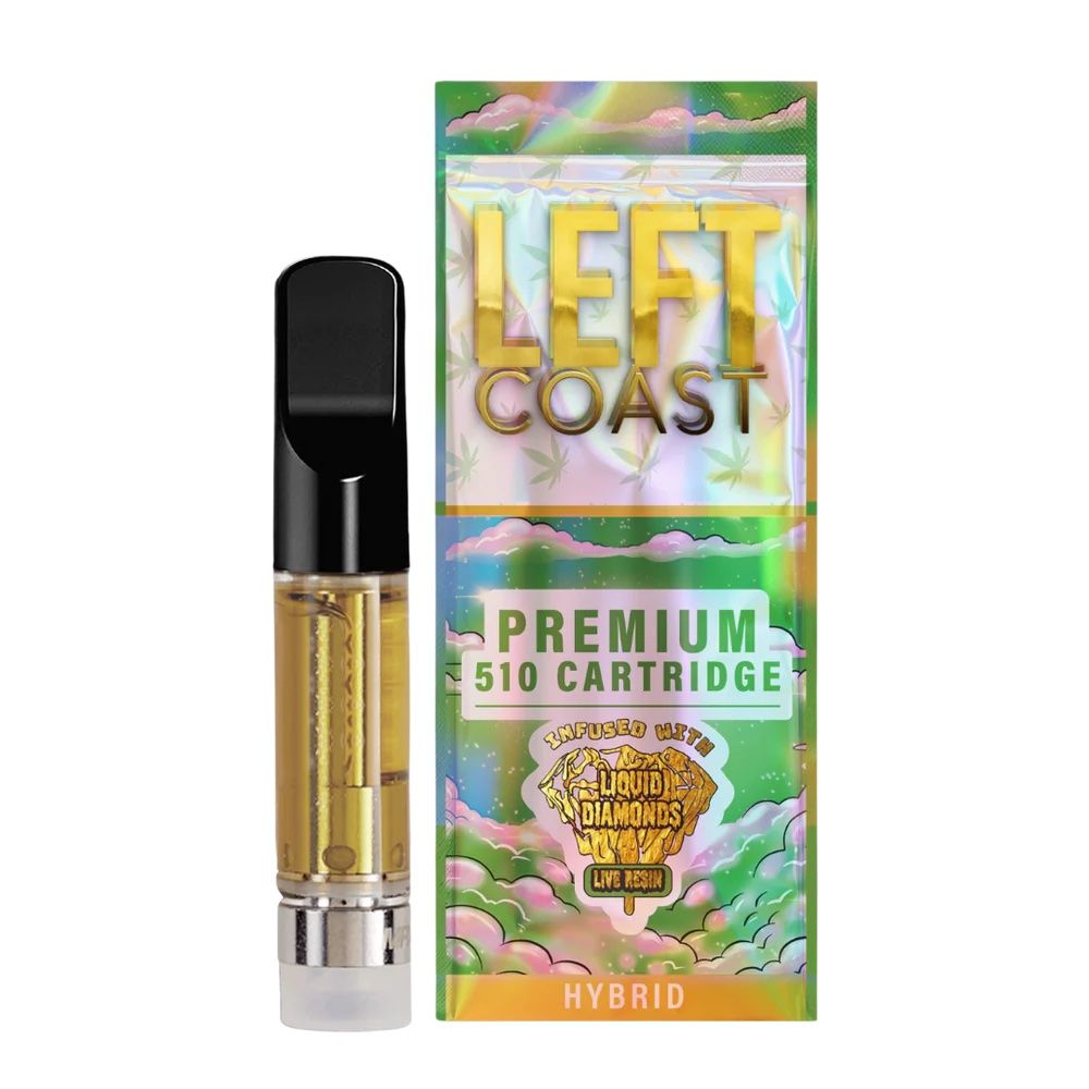 Left Coast Trainwreck 1g Liquid Diamonds Cartridge 77%