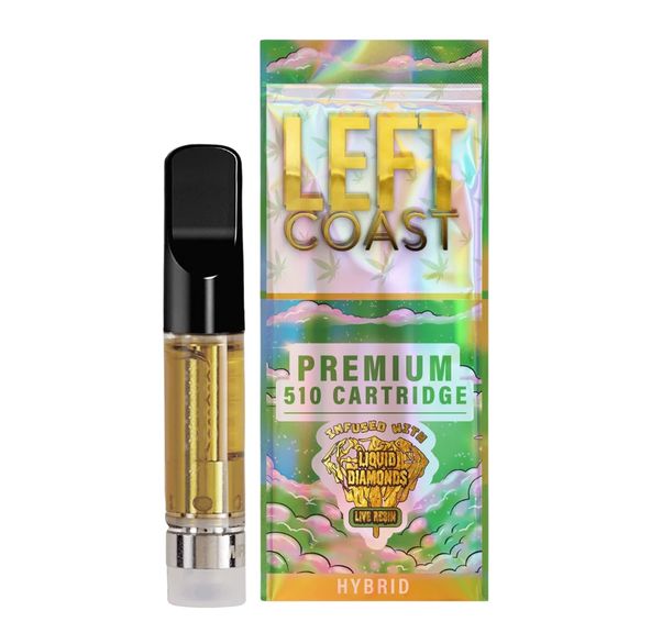 Left Coast Trainwreck 1g Liquid Diamonds Cartridge 77%