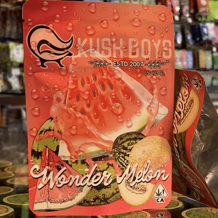 Kush Boys - Wonder Melon (29.77%/Hybrid - Sativa Dominant) 3.5 g