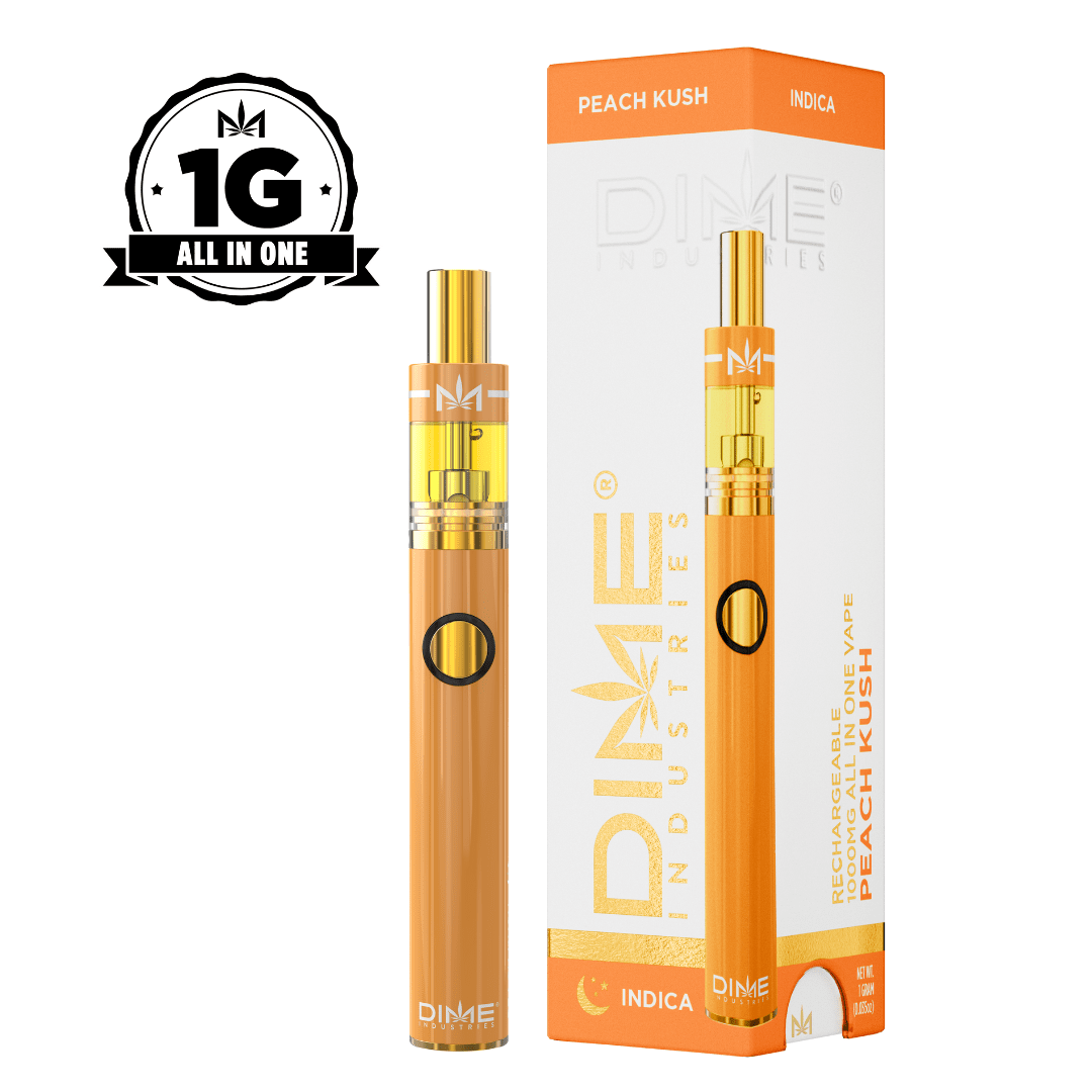 Dime | AIO Vape | 1g | Signature Distillate | Peach Kush