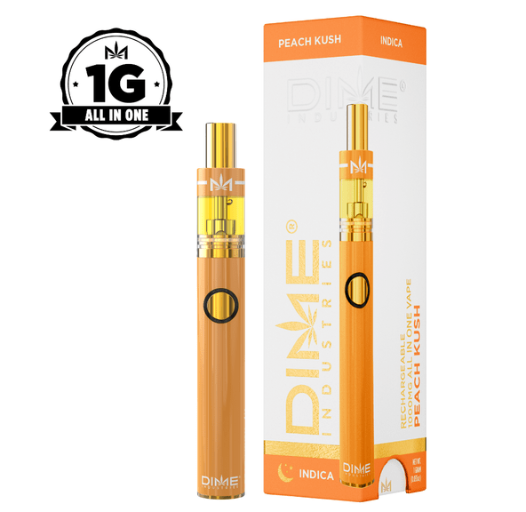 Dime | AIO Vape | 1g | Signature Distillate | Peach Kush
