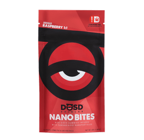 DOSD EDIBLES RASPBERRY SATIVA 1:1 250MG