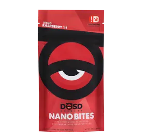 DOSD EDIBLES RASPBERRY SATIVA 1:1 250MG