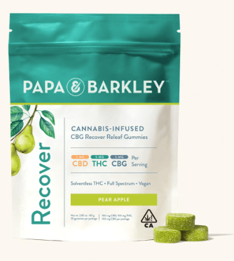 PAPAS AND BARKLEY PEAR APPLE RECOVER 20 GUMMIES 80G