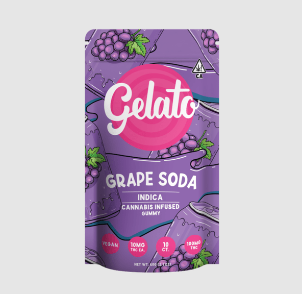 Gelato Gummies Grape Soda 100mg