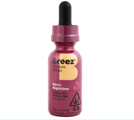 BREEZ TINCTURE- BERRY NIGHTTIME DROPS CBN