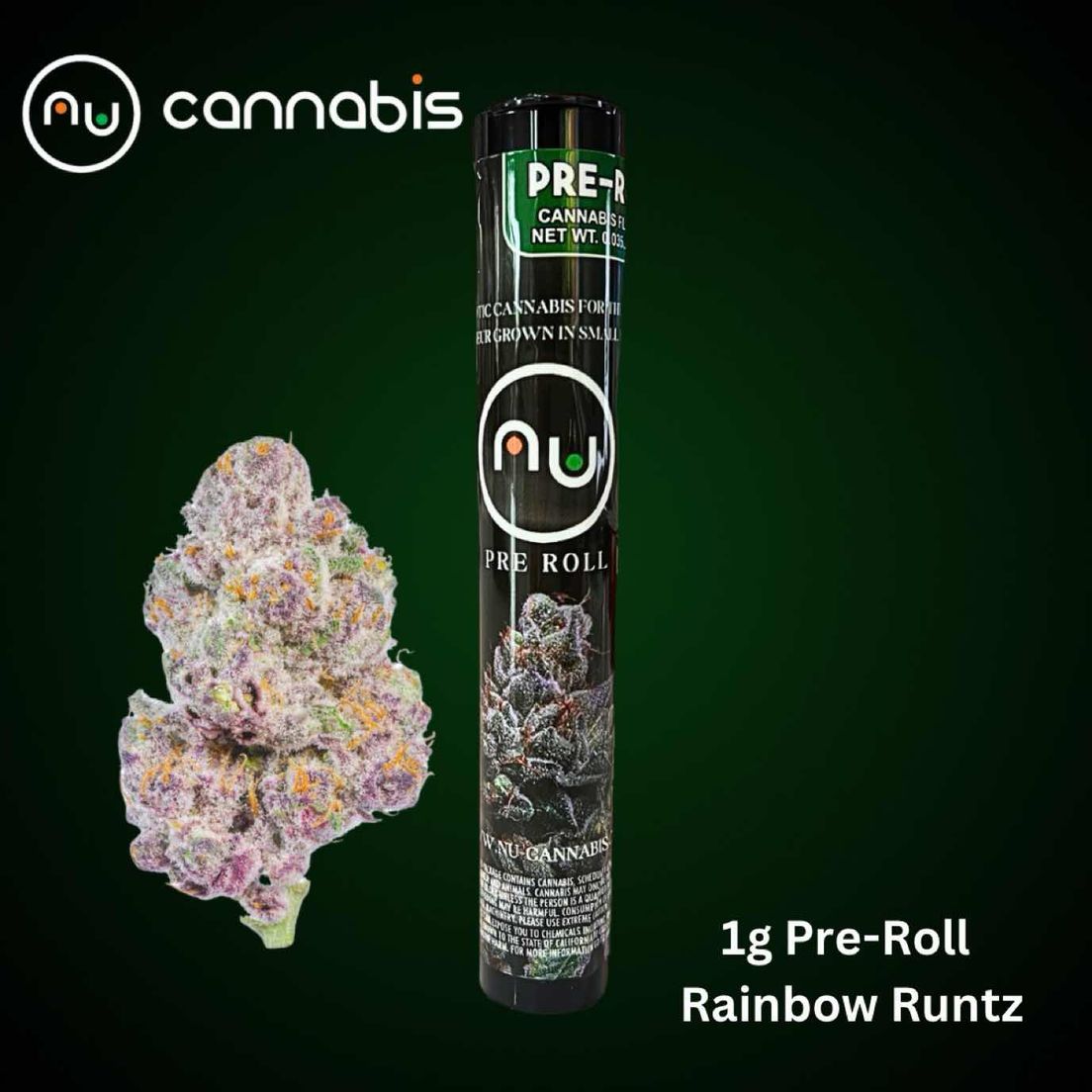 Rainbow Runtz 1.2g - PRE ROLL