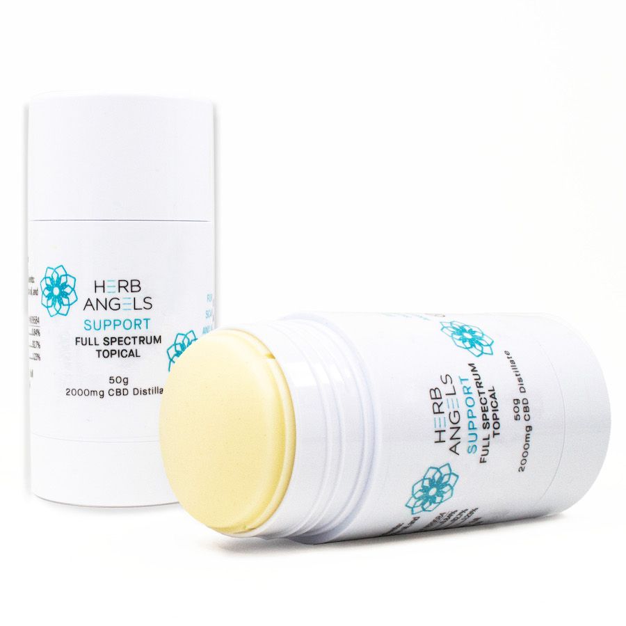 Support Sensitive Skin 2000mg CBD Plus Shea Butter Roll-On Topical by Herb Angels