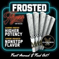 [Claybourne Co.] Frosted Flyers 2 Pack Prerolls - 1g - King Louis OG (I)