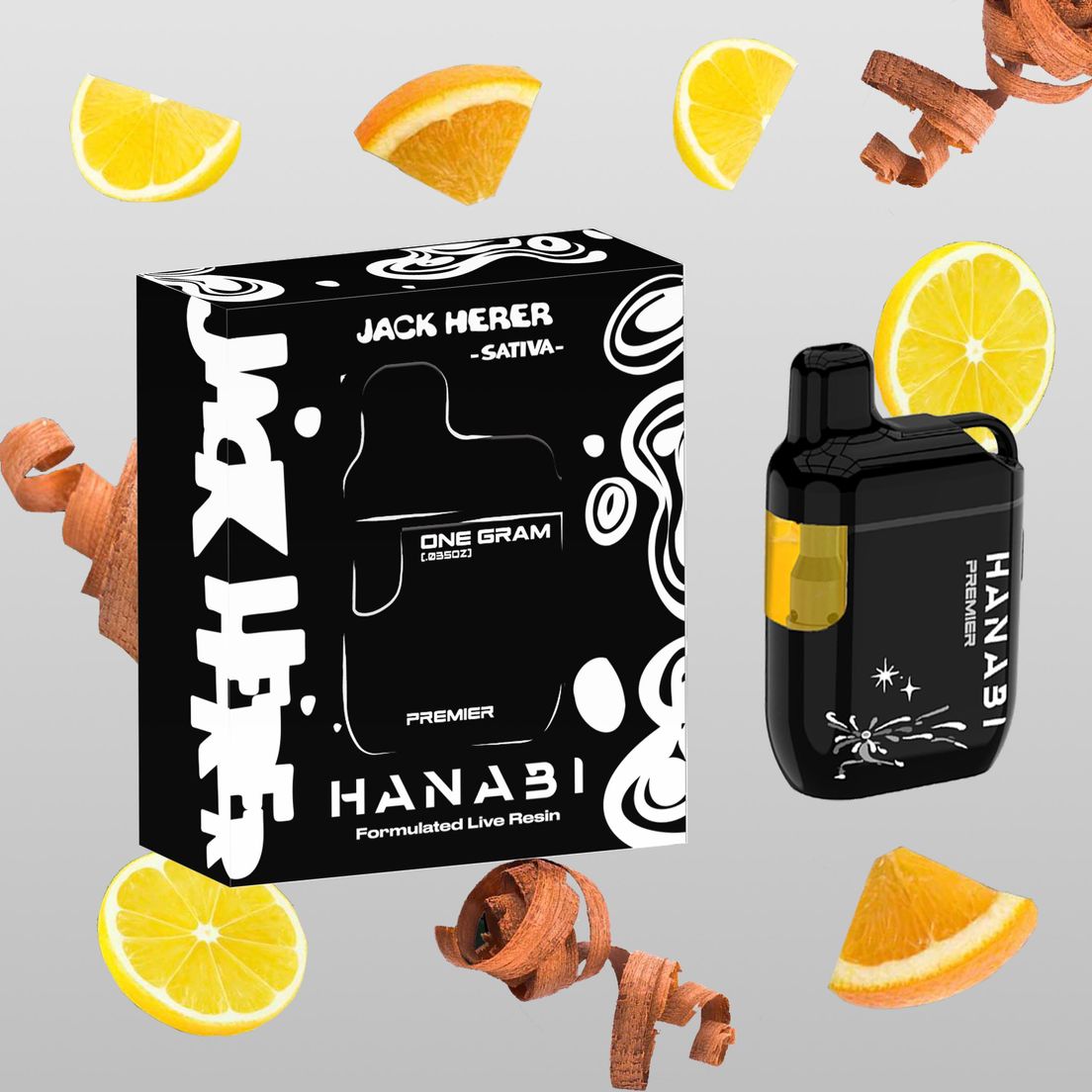 Hanabi - Jack Herer - Premier Disposable Vape - 1g