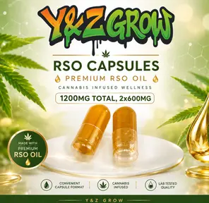 Y&Z RSO Capsules - 1200MG (600mgx2)